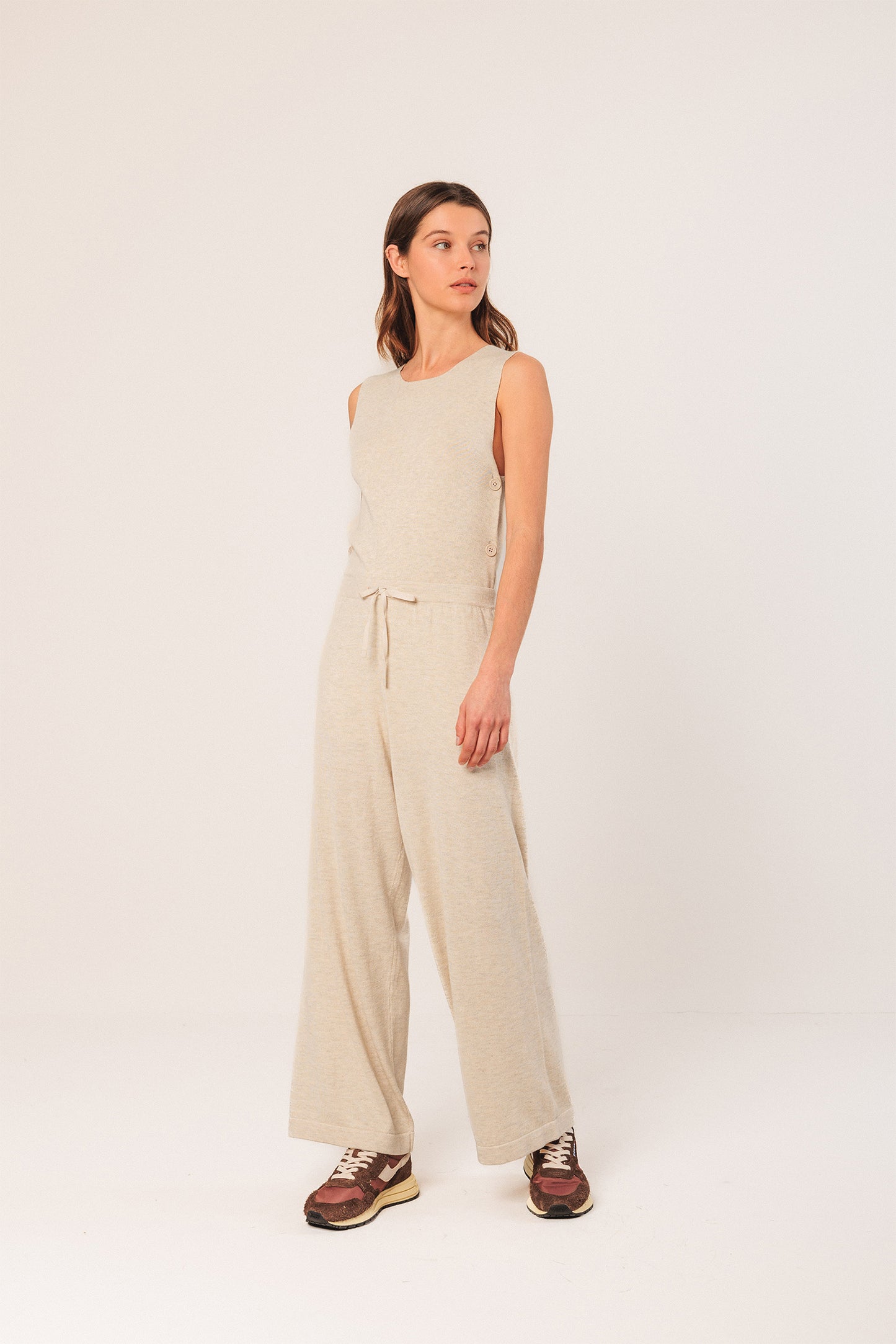 [CL] WIDE-KNIT PANTS