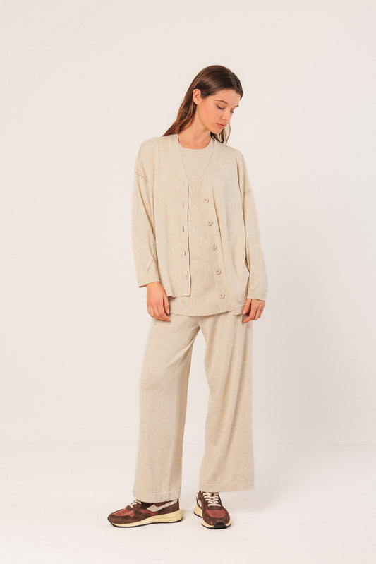[CL] WIDE-KNIT PANTS 7