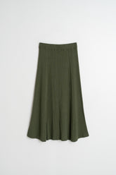RIBBED KNIT SKIRT