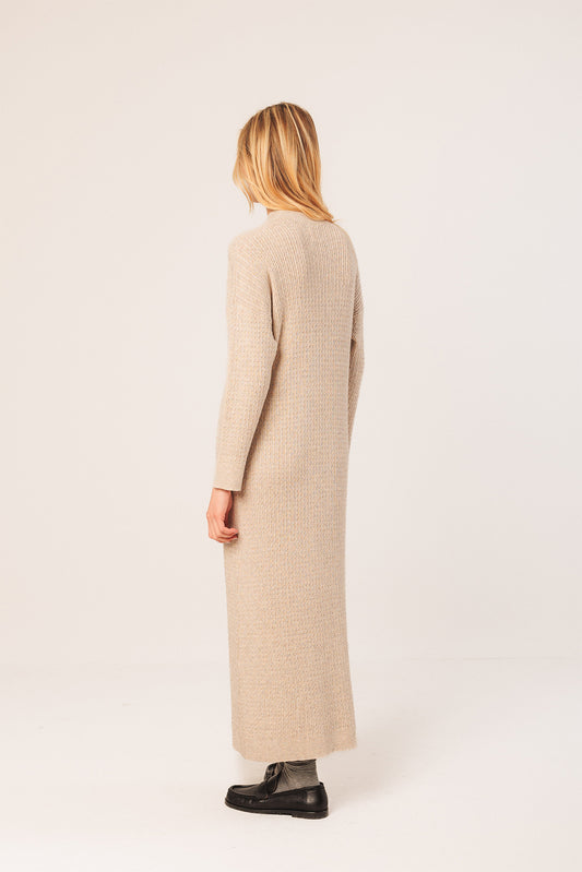 [CL] WIDE CABLE-KNIT DRESS 5