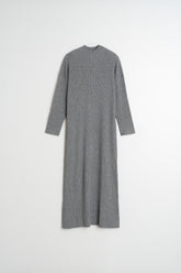 WIDE CABLE-KNIT DRESS