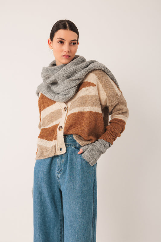 COLORFUL KNITTED SCARF 3