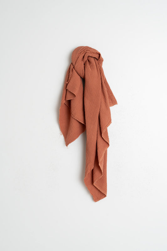[CL] DOUBLE-GAUZE SCARF