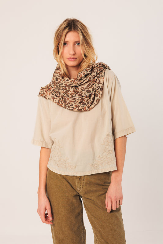 [CL] PRINTED SCARF 3