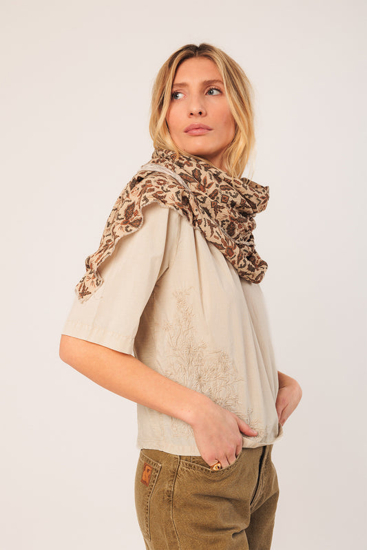 [CL] PRINTED SCARF 4