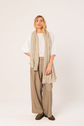 MELANGE FLARED SCARF
