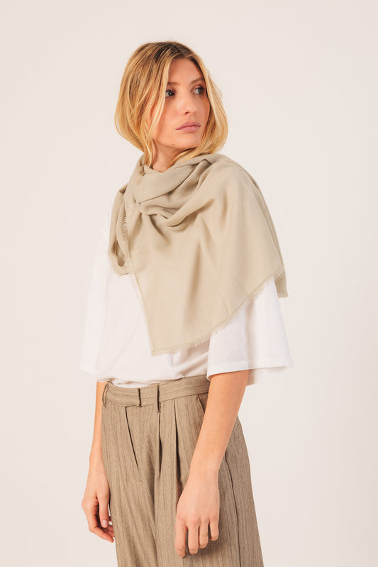 MELANGE FLARED SCARF 2