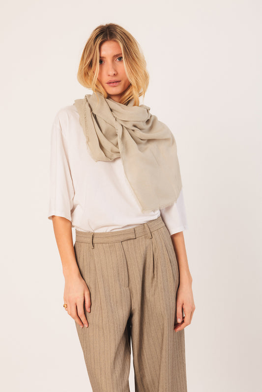 MELANGE FLARED SCARF 3