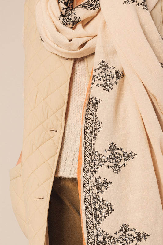 [CL] ETHNIC EMBROIDERED SCARF