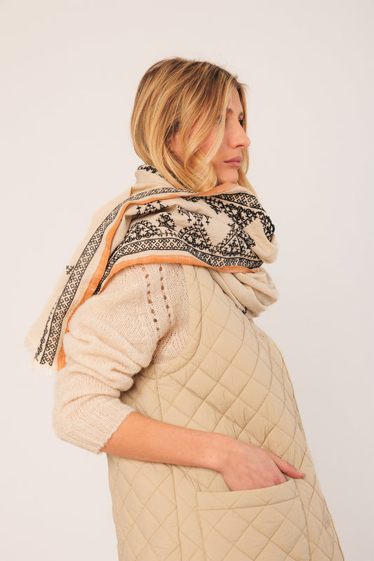 ETHNIC EMBROIDERED SCARF 3