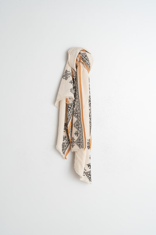 [CL] ETHNIC EMBROIDERED SCARF