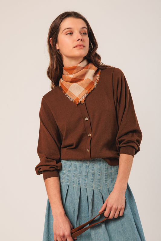 VICHY CHECK HANDKERCHIEF 4