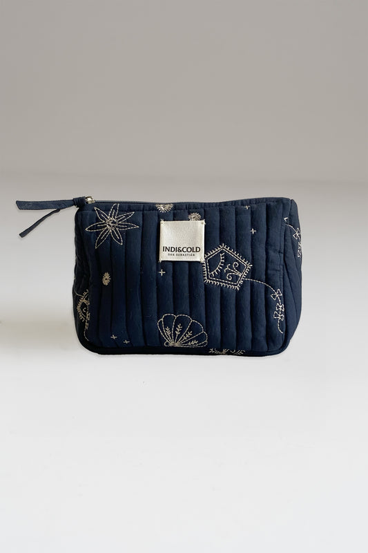 EMBROIDERED QUILTED POUCH 2