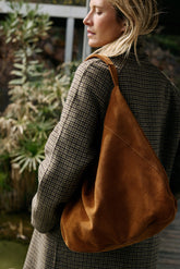 [CL] SPLIT LEATHER TOTE BAG