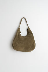 SPLIT LEATHER TOTE BAG