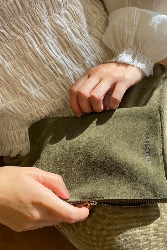 SPLIT LEATHER POUCH 2