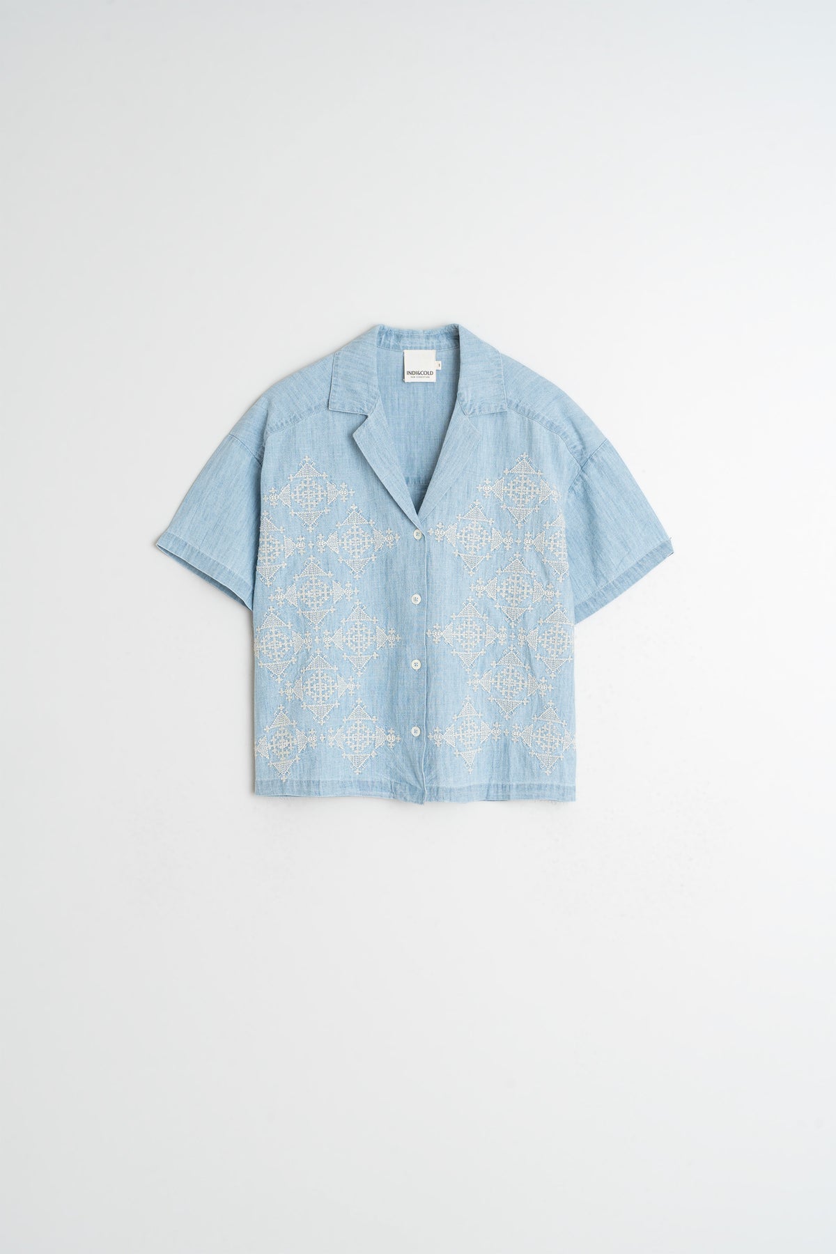 EMBROIDERED DENIM SHIRT