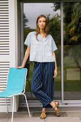 EMBROIDERED DENIM SHIRT