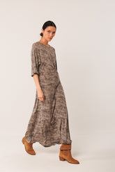 [CL] NETTING PRINT DRESS
