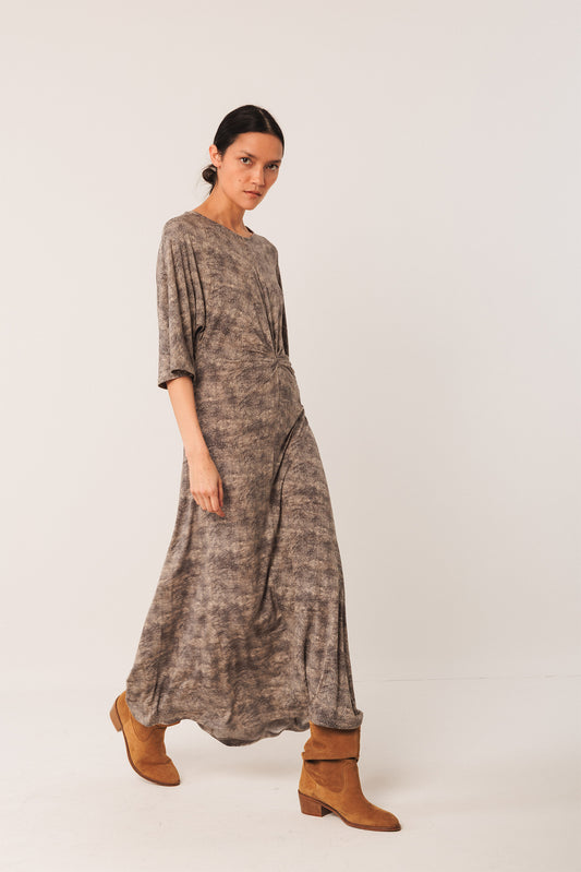 [CL] NETTING PRINT DRESS