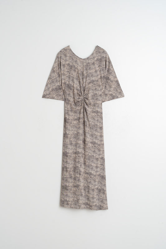 NETTING PRINT DRESS