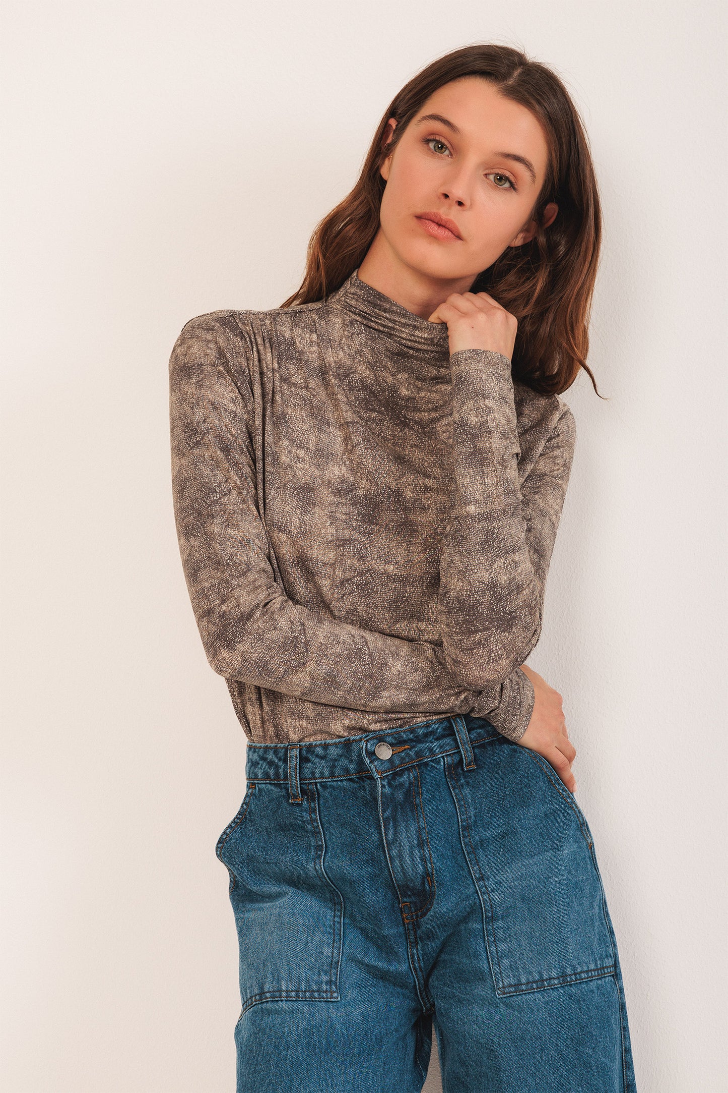 [CL] NETTING PRINT T-SHIRT