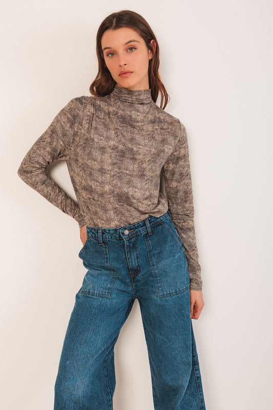 [CL] NETTING PRINT T-SHIRT 4