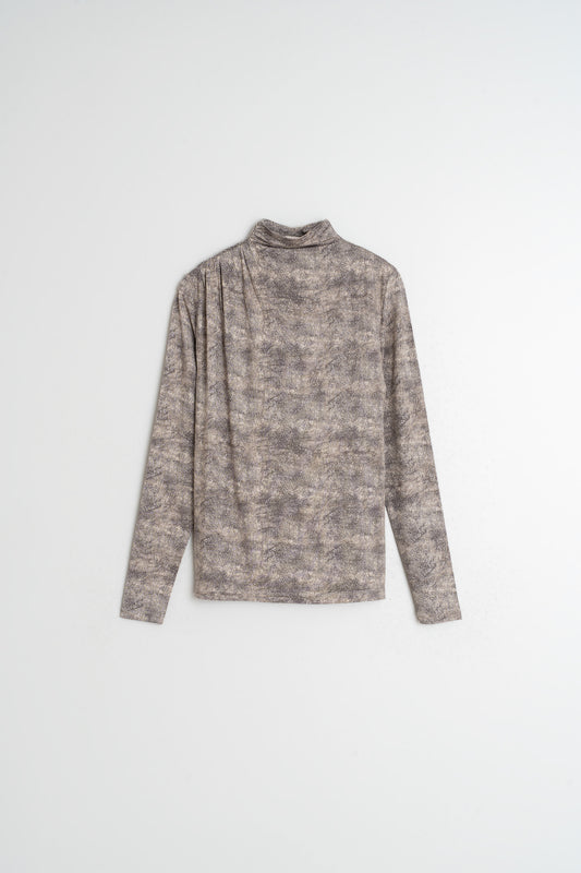 [CL] NETTING PRINT T-SHIRT 7