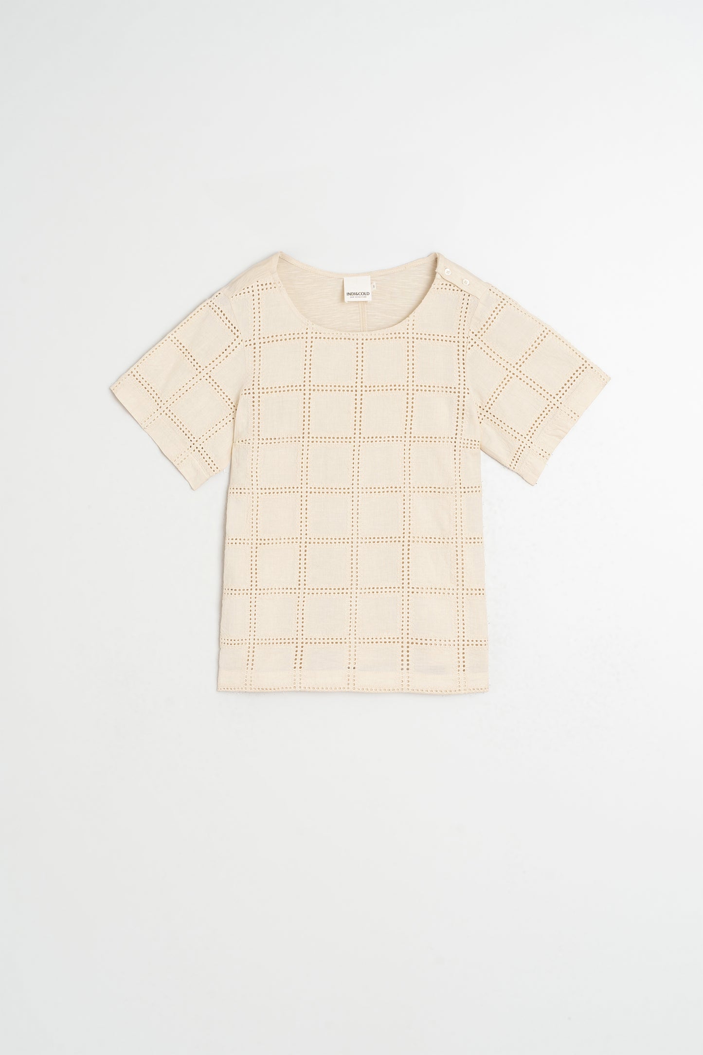 [CL] EMBROIDERED COTTON BLOUSE