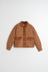 [CL] RETRO QUILTED BIKER JACKET