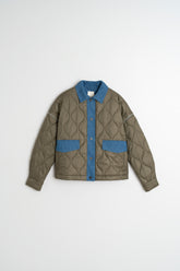 RETRO QUILTED BIKER JACKET