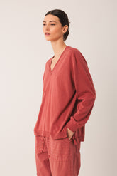 BASIC COTTON SWEATER