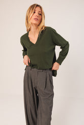 BASIC COTTON SWEATER