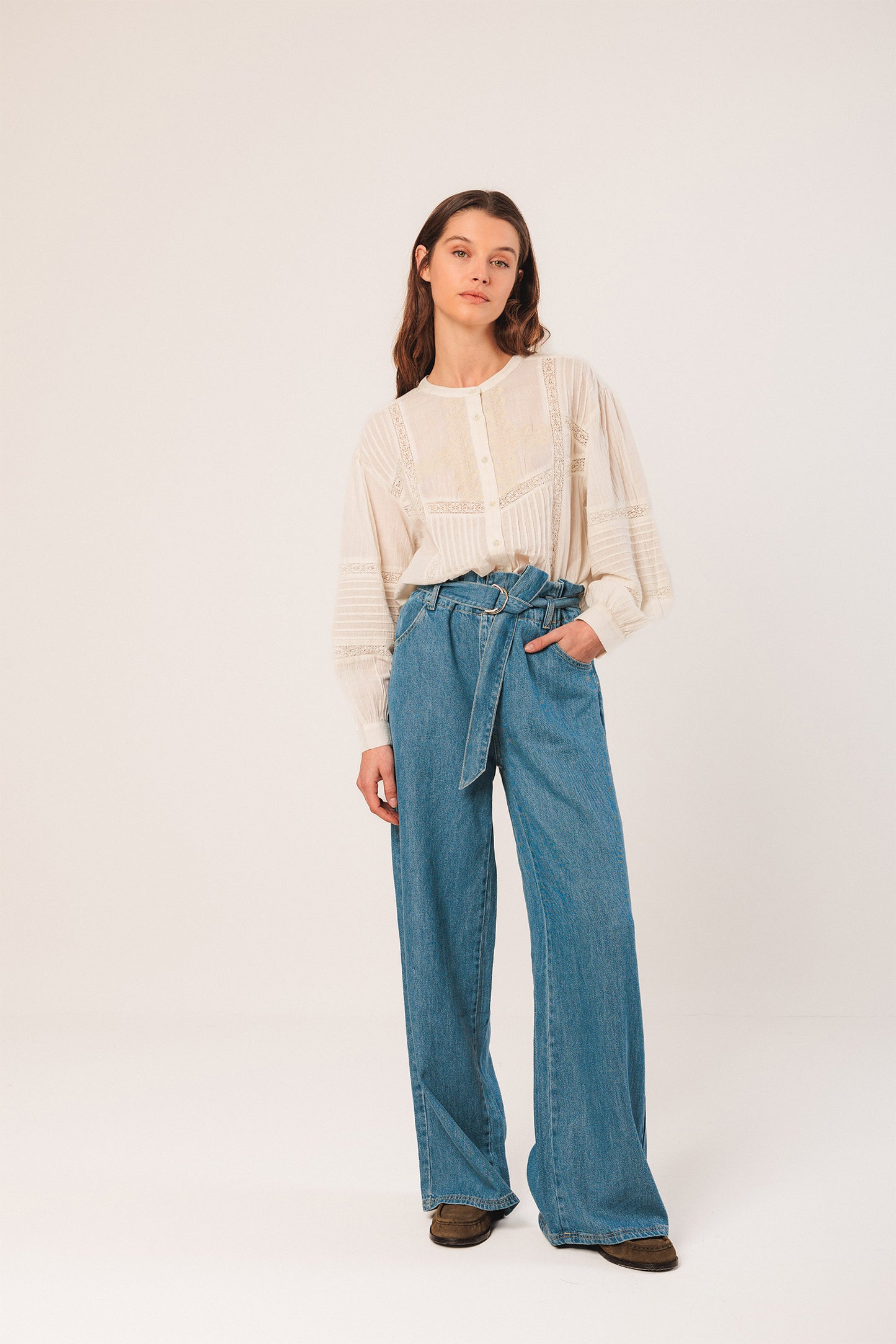 DENIM LYOCELL PANTS