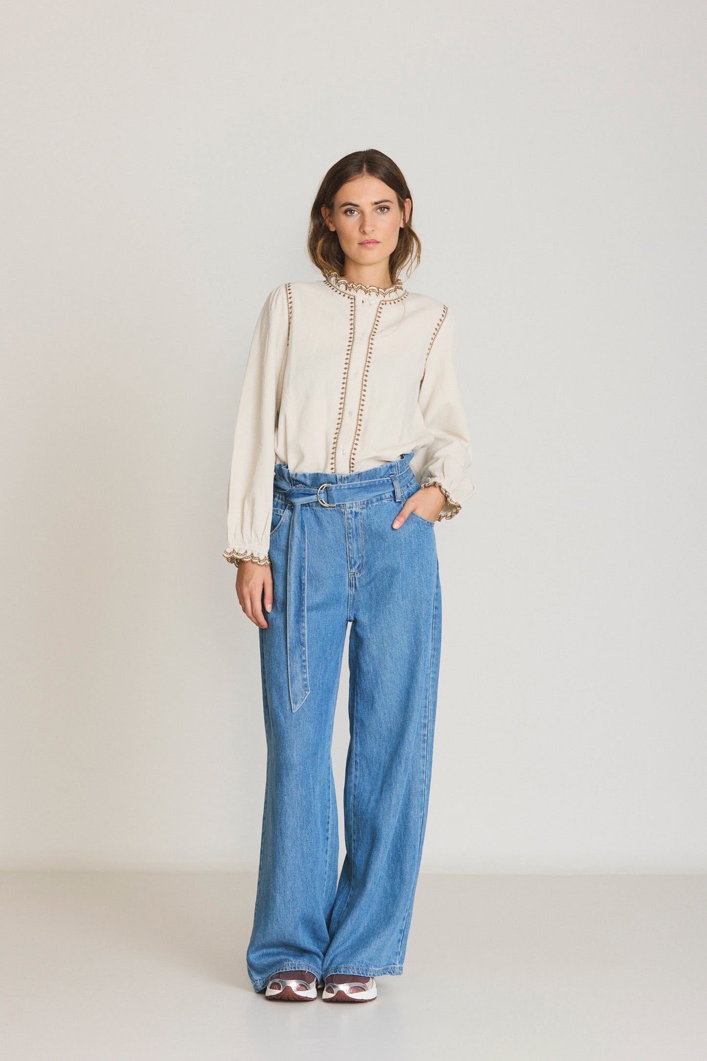 DENIM LYOCELL PANTS