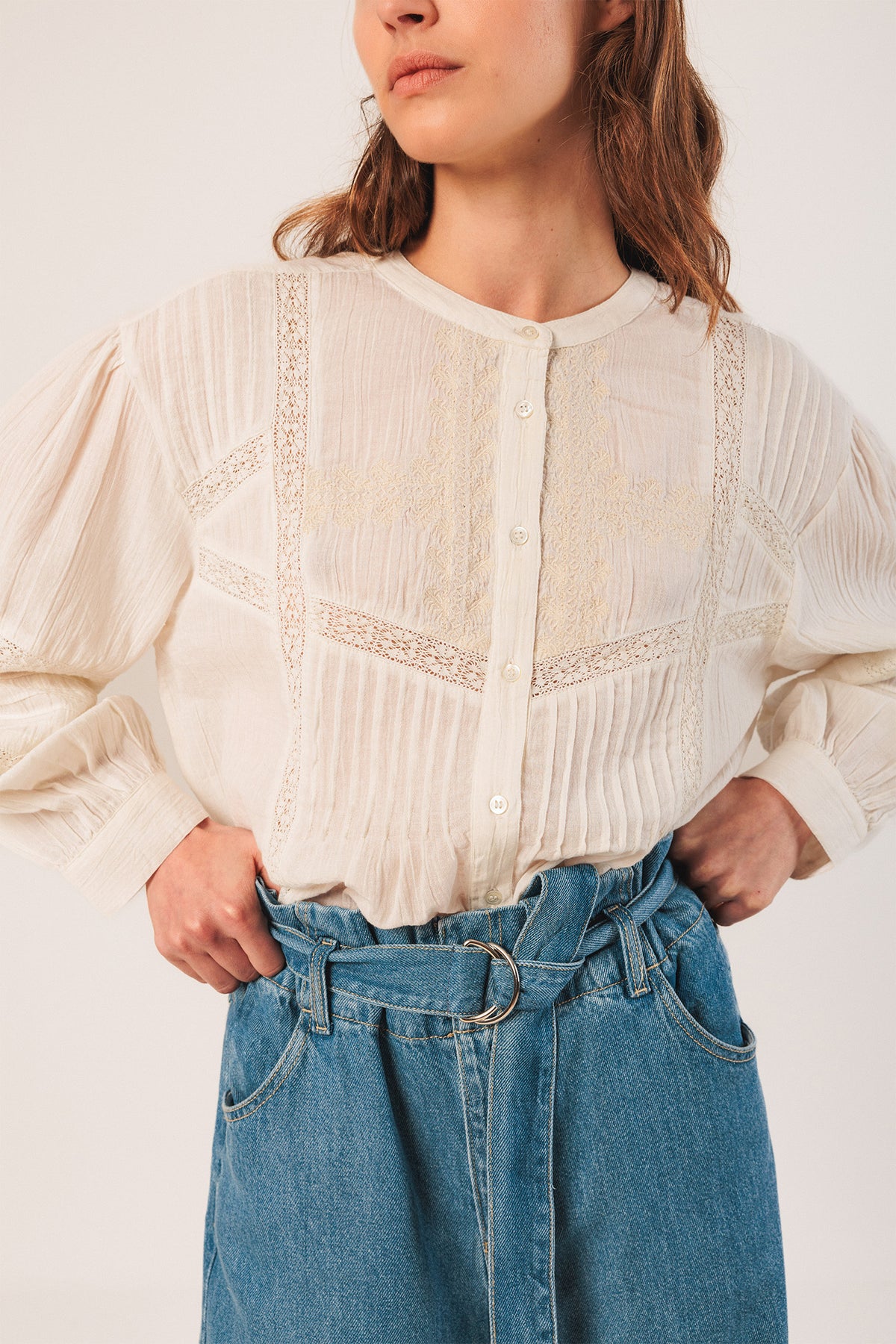 DENIM LYOCELL PANTS
