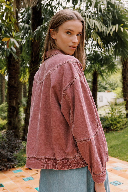 WASHED TWILL JACKET
