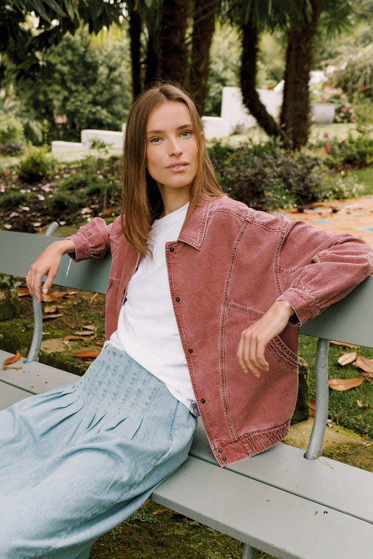 WASHED TWILL JACKET