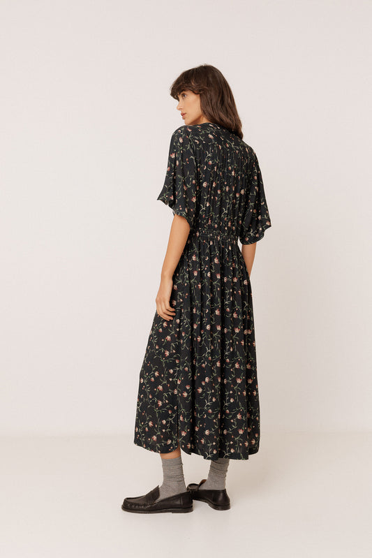 LONG FLORAL PRINT DRESS 4