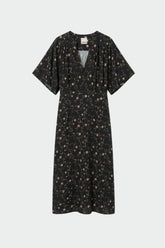 LONG FLORAL PRINT DRESS
