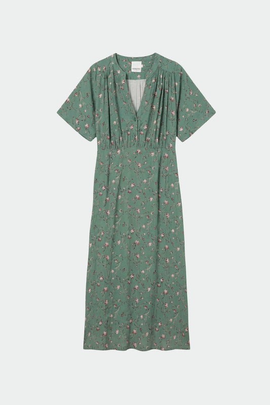 LONG FLORAL PRINT DRESS 6