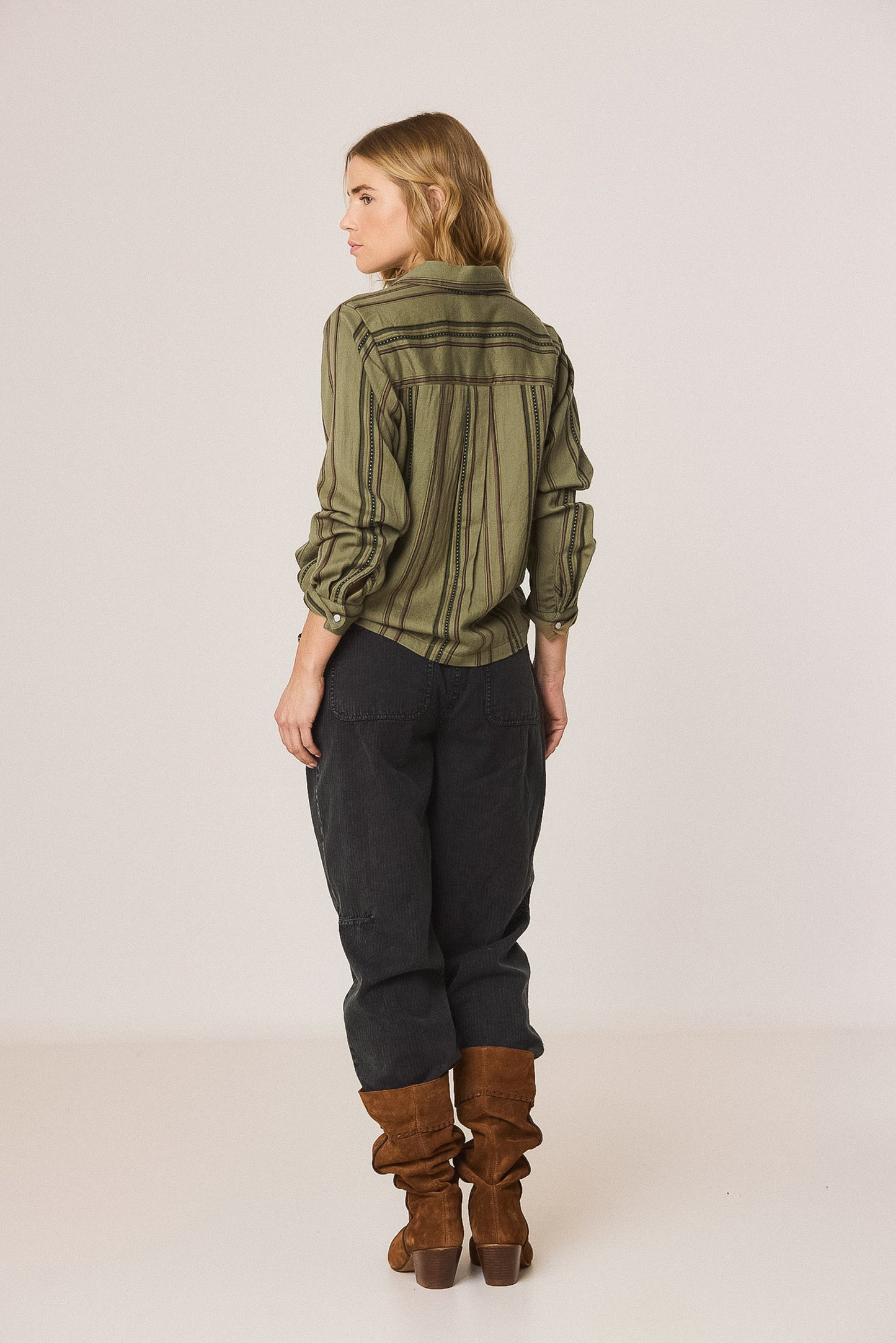 STRIPED OVERSHIRT