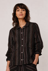 STRIPED OVERSHIRT