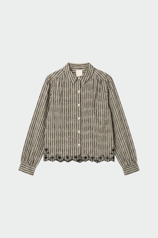 CONTRAST-EMBROIDERY SHIRT 6