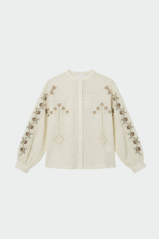 VOLUMINOUS EMBROIDERED SHIRT 5