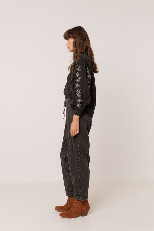 VOLUMINOUS EMBROIDERED SHIRT 4