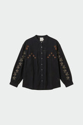 VOLUMINOUS EMBROIDERED SHIRT