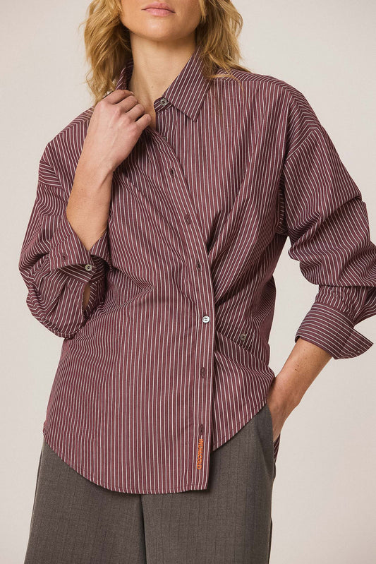 MASCULINE MULTIPOSITION STRIPED SHIRT 1