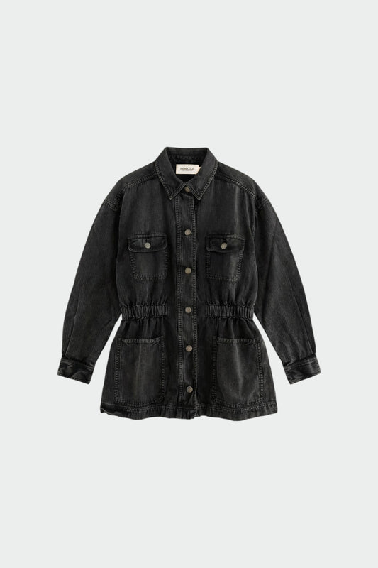 VINTAGE-WASHED HERRINGBONE JACKET 6