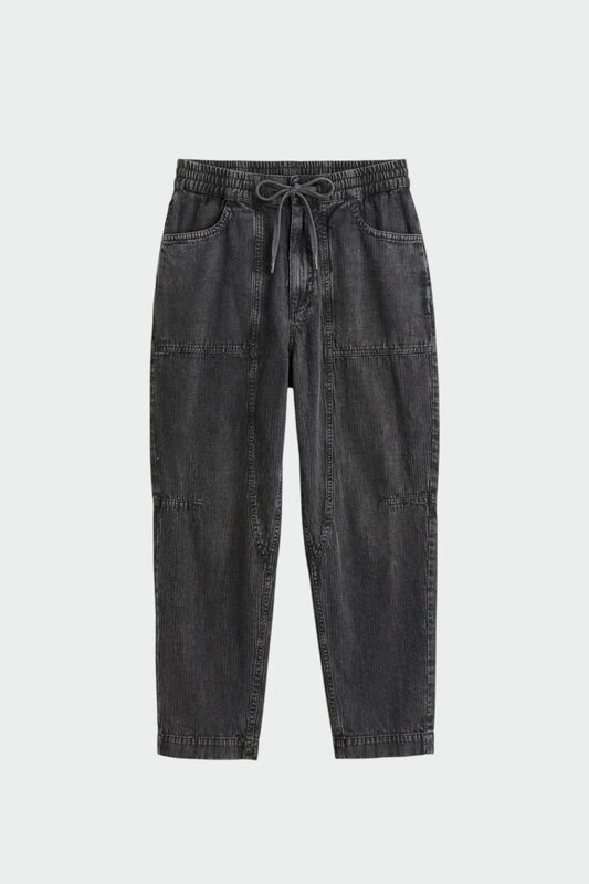 HERRINGBONE CARROT PANTS 5